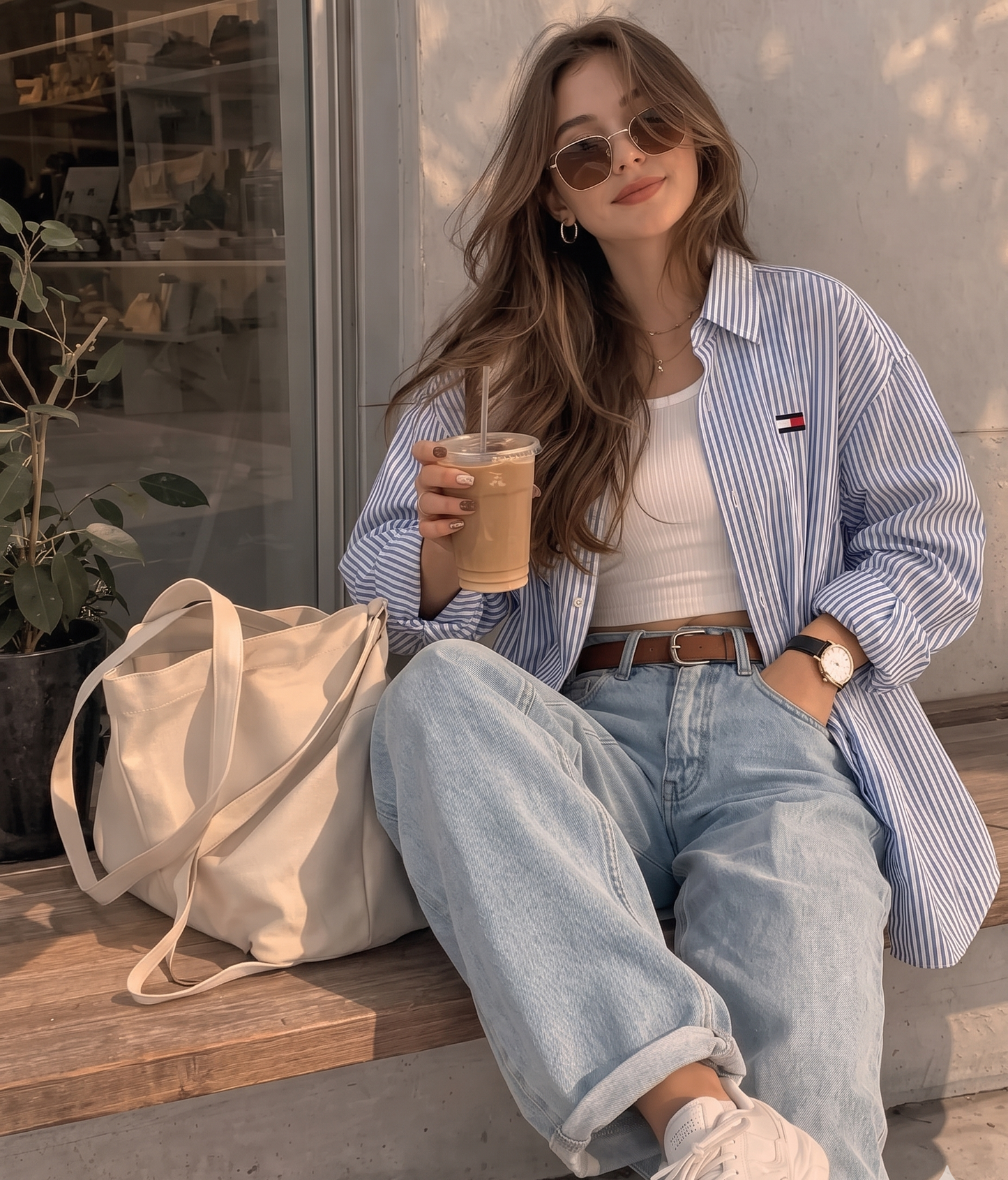 Timeless striped pattern with a modern twist