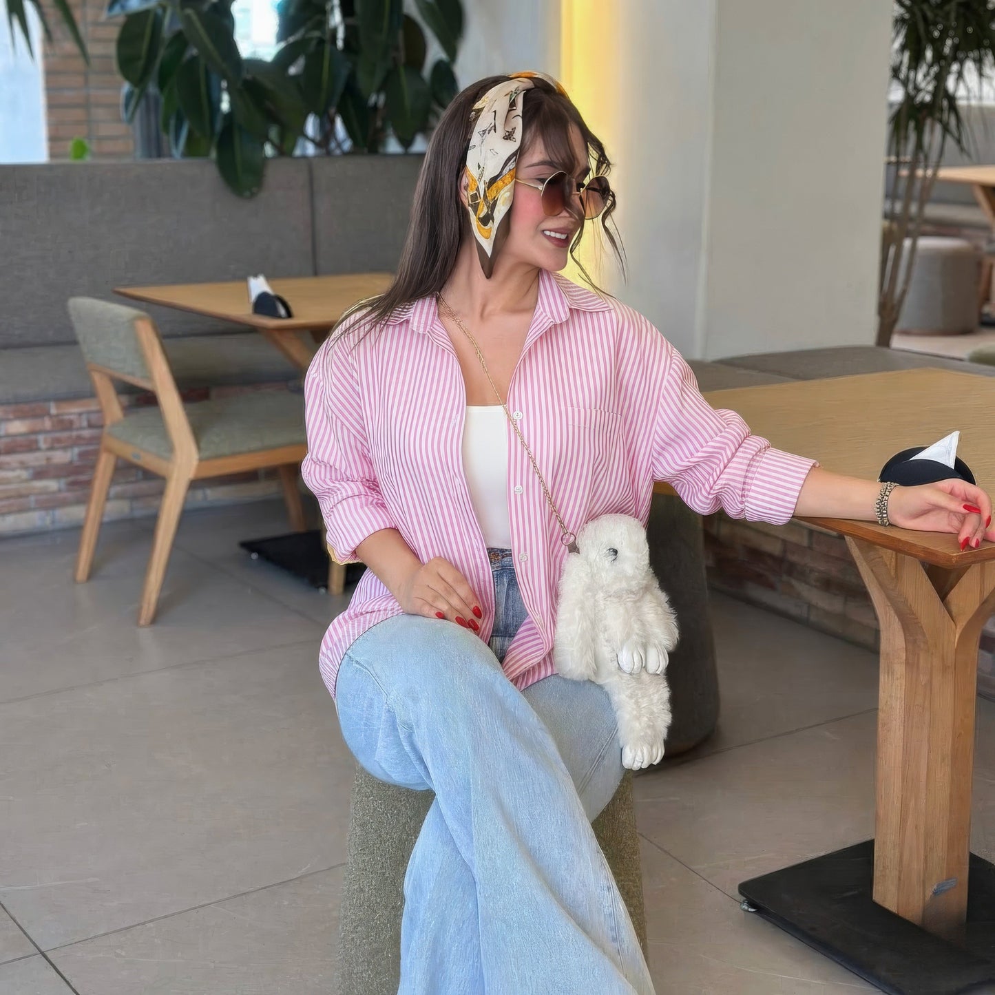 Striped Oversized Shirt – Casual Chic Statement