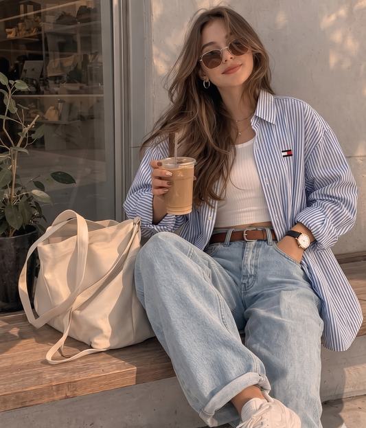Timeless striped pattern with a modern twist