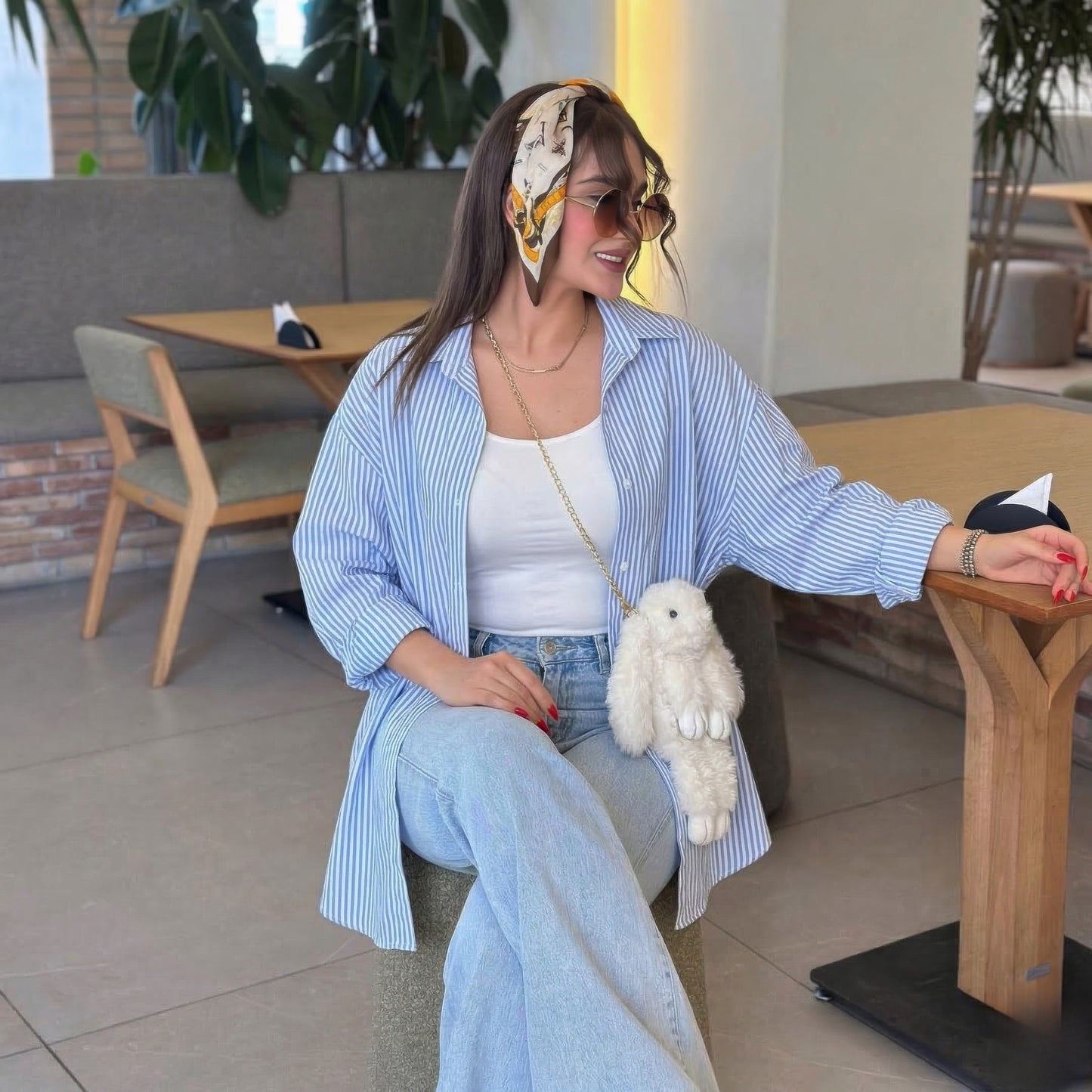 Striped Oversized Shirt – Casual Chic Statement