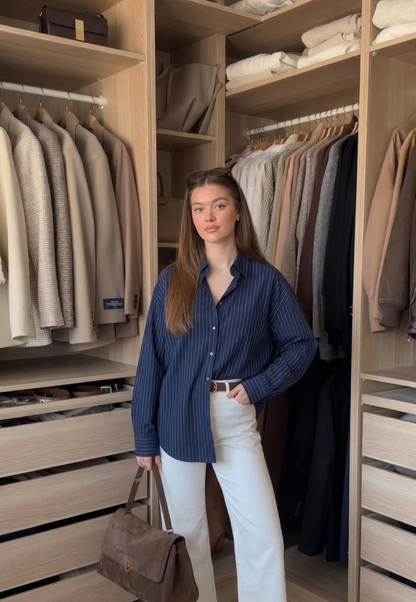 Striped Oversized Shirt – Effortless Everyday Look
