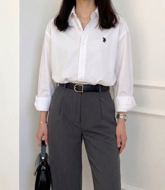 Classic White Oversized Shirt – Everyday Essential